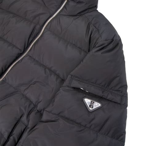 prada piumino coat|prada nylon down jacket.